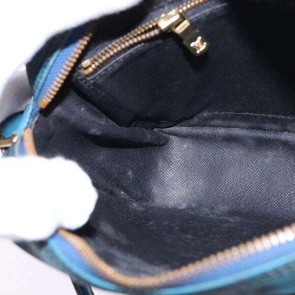 LOUIS VUITTON Epi Trocadero 23 Shoulder Bag Blue - Picture 12 of 16
